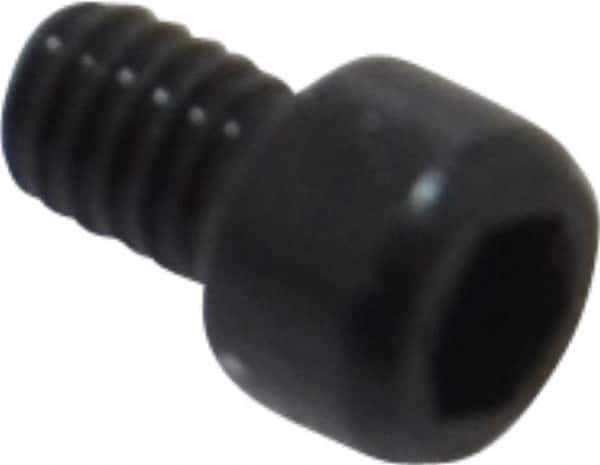 Value Collection - #1-72 UNF Hex Socket Drive, Socket Cap Screw - Alloy Steel, Black Oxide Finish, Fully Threaded, 1/8" Length Under Head - Industrial Tool & Supply