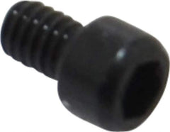 Value Collection - #1-72 UNF Hex Socket Drive, Socket Cap Screw - Alloy Steel, Black Oxide Finish, Fully Threaded, 1/8" Length Under Head - Industrial Tool & Supply