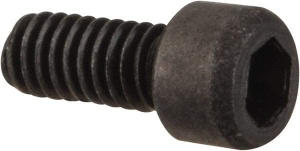 Value Collection - #1-72 UNF Hex Socket Drive, Socket Cap Screw - Alloy Steel, Black Oxide Finish, Fully Threaded, 3/16" Length Under Head - Industrial Tool & Supply