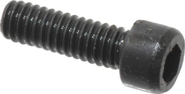 Value Collection - #1-72 UNF Hex Socket Drive, Socket Cap Screw - Alloy Steel, Black Oxide Finish, Fully Threaded, 1/4" Length Under Head - Industrial Tool & Supply