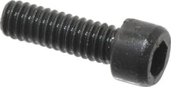 Value Collection - #1-72 UNF Hex Socket Drive, Socket Cap Screw - Alloy Steel, Black Oxide Finish, Fully Threaded, 1/4" Length Under Head - Industrial Tool & Supply