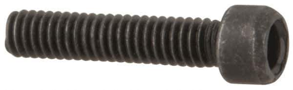 Value Collection - #1-72 UNF Hex Socket Drive, Socket Cap Screw - Alloy Steel, Black Oxide Finish, Fully Threaded, 3/8" Length Under Head - Industrial Tool & Supply
