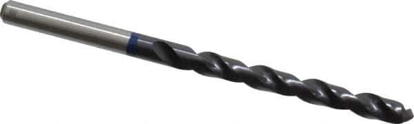 Accupro - #9 120° Cobalt Jobber Drill - TiAlN Finish, Right Hand Cut, Spiral Flute, Straight Shank, 86mm OAL, Split Point - Industrial Tool & Supply