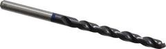 Accupro - #9 120° Cobalt Jobber Drill - TiAlN Finish, Right Hand Cut, Spiral Flute, Straight Shank, 86mm OAL, Split Point - Industrial Tool & Supply