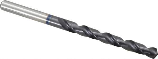 Accupro - 6.8mm 120° Cobalt Jobber Drill - TiAlN Finish, Right Hand Cut, Spiral Flute, Straight Shank, 109mm OAL, Faceted Point - Industrial Tool & Supply