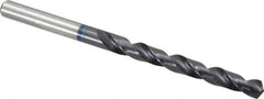 Accupro - 6.8mm 120° Cobalt Jobber Drill - TiAlN Finish, Right Hand Cut, Spiral Flute, Straight Shank, 109mm OAL, Faceted Point - Industrial Tool & Supply