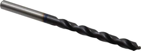 Accupro - Letter I 120° Cobalt Jobber Drill - TiAlN Finish, Right Hand Cut, Spiral Flute, Straight Shank, 109mm OAL, Faceted Point - Industrial Tool & Supply