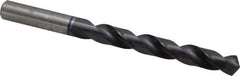 Accupro - 29/64" 120° Cobalt Jobber Drill - TiAlN Finish, Right Hand Cut, Spiral Flute, Straight Shank, 142mm OAL, Faceted Point - Industrial Tool & Supply