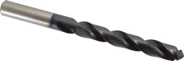 Accupro - 13mm 120° Cobalt Jobber Drill - TiAlN Finish, Right Hand Cut, Spiral Flute, Straight Shank, 151mm OAL, Faceted Point - Industrial Tool & Supply