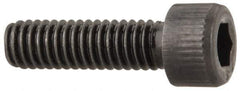 Value Collection - #6-40 UNF Hex Socket Drive, Socket Cap Screw - Alloy Steel, Black Oxide Finish, Fully Threaded, 1/2" Length Under Head - Industrial Tool & Supply