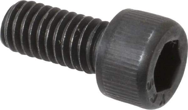 Value Collection - #8-36 UNF Hex Socket Drive, Socket Cap Screw - Alloy Steel, Black Oxide Finish, Fully Threaded, 3/8" Length Under Head - Industrial Tool & Supply