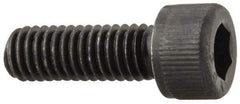 Value Collection - #8-36 UNF Hex Socket Drive, Socket Cap Screw - Alloy Steel, Black Oxide Finish, Fully Threaded, 1/2" Length Under Head - Industrial Tool & Supply