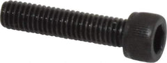 Value Collection - #8-36 UNF Hex Socket Drive, Socket Cap Screw - Alloy Steel, Black Oxide Finish, Fully Threaded, 3/4" Length Under Head - Industrial Tool & Supply