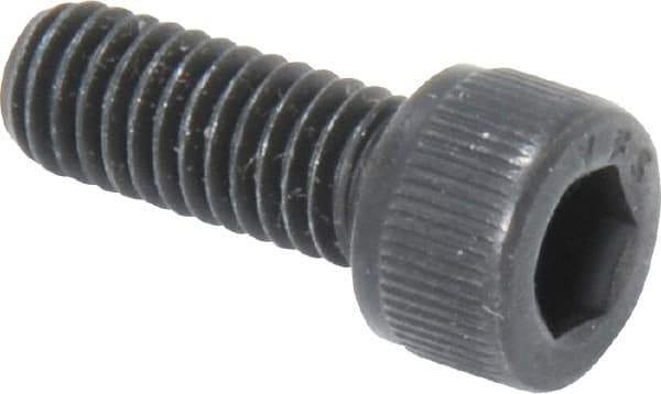 Value Collection - #10-32 UNF Hex Socket Drive, Socket Cap Screw - Alloy Steel, Black Oxide Finish, Fully Threaded, 1/2" Length Under Head - Industrial Tool & Supply