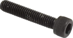 Value Collection - #10-32 UNF Hex Socket Drive, Socket Cap Screw - Alloy Steel, Black Oxide Finish, Fully Threaded, 1" Length Under Head - Industrial Tool & Supply