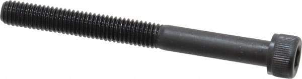 Value Collection - #10-32 UNF Hex Socket Drive, Socket Cap Screw - Alloy Steel, Black Oxide Finish, Partially Threaded, 2" Length Under Head - Industrial Tool & Supply