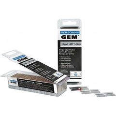 GEM - 1-1/2" Stainless Steel Single Edge Blade - Industrial Tool & Supply