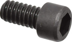 Value Collection - #2-56 UNC Hex Socket Drive, Socket Cap Screw - Alloy Steel, Black Oxide Finish, Fully Threaded, 3/16" Length Under Head - Industrial Tool & Supply