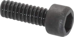 Value Collection - #2-56 UNC Hex Socket Drive, Socket Cap Screw - Alloy Steel, Black Oxide Finish, Fully Threaded, 1/4" Length Under Head - Industrial Tool & Supply
