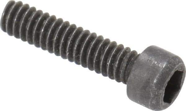 Value Collection - #2-56 UNC Hex Socket Drive, Socket Cap Screw - Alloy Steel, Black Oxide Finish, Fully Threaded, 3/8" Length Under Head - Industrial Tool & Supply