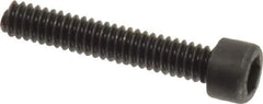 Value Collection - #2-56 UNC Hex Socket Drive, Socket Cap Screw - Alloy Steel, Black Oxide Finish, Fully Threaded, 1/2" Length Under Head - Industrial Tool & Supply