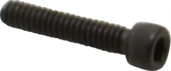 Value Collection - #3-48 UNC Hex Socket Drive, Socket Cap Screw - Alloy Steel, Black Oxide Finish, Fully Threaded, 1/2" Length Under Head - Industrial Tool & Supply
