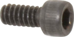 Value Collection - #4-40 UNC Hex Socket Drive, Socket Cap Screw - Alloy Steel, Black Oxide Finish, Fully Threaded, 1/4" Length Under Head - Industrial Tool & Supply