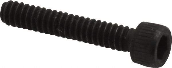 Value Collection - #4-40 UNC Hex Socket Drive, Socket Cap Screw - Alloy Steel, Black Oxide Finish, Fully Threaded, 5/8" Length Under Head - Industrial Tool & Supply