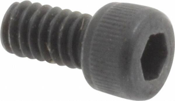 Value Collection - #5-40 UNC Hex Socket Drive, Socket Cap Screw - Alloy Steel, Black Oxide Finish, Fully Threaded, 1/4" Length Under Head - Industrial Tool & Supply