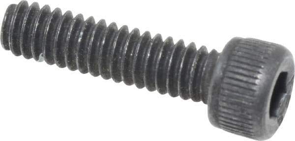 Value Collection - #5-40 UNC Hex Socket Drive, Socket Cap Screw - Alloy Steel, Black Oxide Finish, Fully Threaded, 1/2" Length Under Head - Industrial Tool & Supply