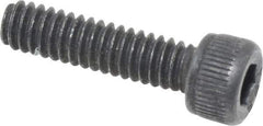 Value Collection - #5-40 UNC Hex Socket Drive, Socket Cap Screw - Alloy Steel, Black Oxide Finish, Fully Threaded, 1/2" Length Under Head - Industrial Tool & Supply