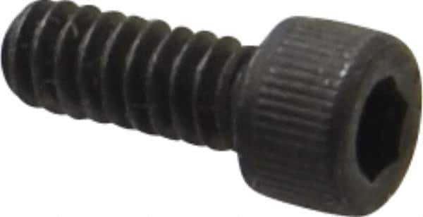 Value Collection - #6-32 UNC Hex Socket Drive, Socket Cap Screw - Alloy Steel, Black Oxide Finish, Fully Threaded, 3/8" Length Under Head - Industrial Tool & Supply