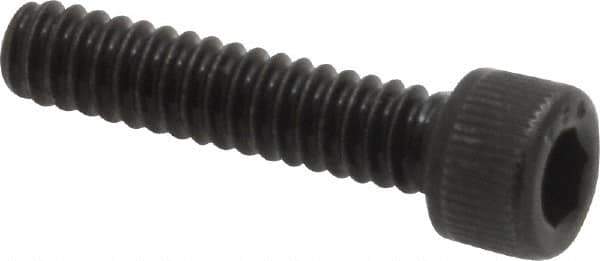 Value Collection - #6-32 UNC Hex Socket Drive, Socket Cap Screw - Alloy Steel, Black Oxide Finish, Fully Threaded, 5/8" Length Under Head - Industrial Tool & Supply