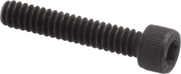 Value Collection - #6-32 UNC Hex Socket Drive, Socket Cap Screw - Alloy Steel, Black Oxide Finish, Fully Threaded, 3/4" Length Under Head - Industrial Tool & Supply
