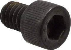 Value Collection - #8-32 UNC Hex Socket Drive, Socket Cap Screw - Alloy Steel, Black Oxide Finish, Fully Threaded, 1/4" Length Under Head - Industrial Tool & Supply