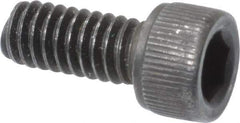 Value Collection - #8-32 UNC Hex Socket Drive, Socket Cap Screw - Alloy Steel, Black Oxide Finish, Fully Threaded, 3/8" Length Under Head - Industrial Tool & Supply