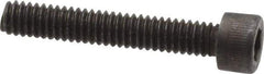 Value Collection - #8-32 UNC Hex Socket Drive, Socket Cap Screw - Alloy Steel, Black Oxide Finish, Fully Threaded, 1" Length Under Head - Industrial Tool & Supply