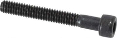 Value Collection - #8-32 UNC Hex Socket Drive, Socket Cap Screw - Alloy Steel, Black Oxide Finish, Fully Threaded, 1-1/4" Length Under Head - Industrial Tool & Supply