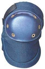 OccuNomix - Size Universal, Hook & Loop Straps, Hard Protective Cap, Knee Pad - Foam Rubber Padding, Blue, 2 Straps - Industrial Tool & Supply
