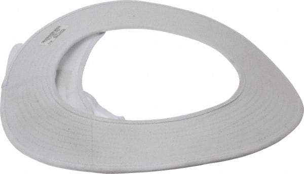 OccuNomix - Hard Hat Shade - White, Compatible with All Hard Hats - Industrial Tool & Supply