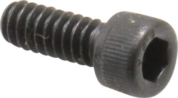 Value Collection - #10-24 UNC Hex Socket Drive, Socket Cap Screw - Alloy Steel, Black Oxide Finish, Fully Threaded, 1/2" Length Under Head - Industrial Tool & Supply