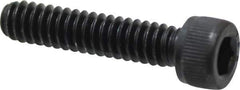 Value Collection - #10-24 UNC Hex Socket Drive, Socket Cap Screw - Alloy Steel, Black Oxide Finish, Fully Threaded, 7/8" Length Under Head - Industrial Tool & Supply