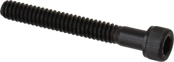 Value Collection - #10-24 UNC Hex Socket Drive, Socket Cap Screw - Alloy Steel, Black Oxide Finish, Partially Threaded, 1-1/2" Length Under Head - Industrial Tool & Supply