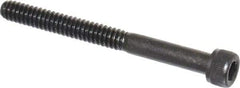 Value Collection - #10-24 UNC Hex Socket Drive, Socket Cap Screw - Alloy Steel, Black Oxide Finish, Partially Threaded, 2" Length Under Head - Industrial Tool & Supply