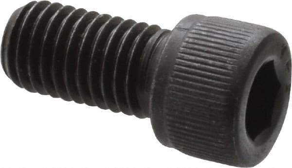 Value Collection - 1/4-28 UNF Hex Socket Drive, Socket Cap Screw - Alloy Steel, Black Oxide Finish, Fully Threaded, 1/2" Length Under Head - Industrial Tool & Supply