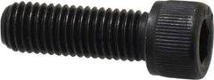 Value Collection - 1/4-28 UNF Hex Socket Drive, Socket Cap Screw - Alloy Steel, Black Oxide Finish, Fully Threaded, 3/4" Length Under Head - Industrial Tool & Supply