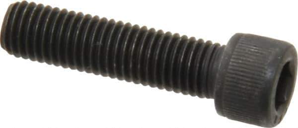 Value Collection - 1/4-28 UNF Hex Socket Drive, Socket Cap Screw - Alloy Steel, Black Oxide Finish, Fully Threaded, 1" Length Under Head - Industrial Tool & Supply