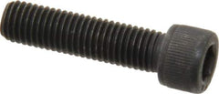 Value Collection - 1/4-28 UNF Hex Socket Drive, Socket Cap Screw - Alloy Steel, Black Oxide Finish, Fully Threaded, 1" Length Under Head - Industrial Tool & Supply