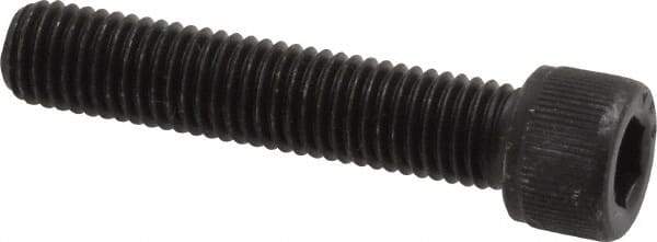 Value Collection - 1/4-28 UNF Hex Socket Drive, Socket Cap Screw - Alloy Steel, Black Oxide Finish, Fully Threaded, 1-1/4" Length Under Head - Industrial Tool & Supply