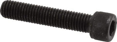 Value Collection - 1/4-28 UNF Hex Socket Drive, Socket Cap Screw - Alloy Steel, Black Oxide Finish, Fully Threaded, 1-1/4" Length Under Head - Industrial Tool & Supply
